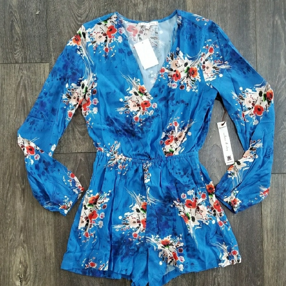 Willow & Clay Floral Romper